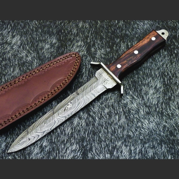Other - Hand Forged Damascus Dagger Knife 11"